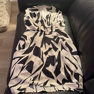 Black and white dress